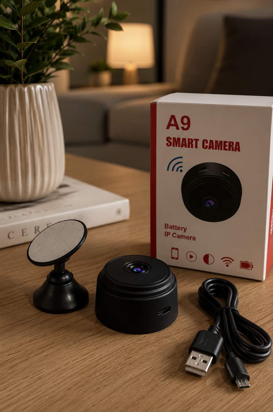 Mini Cámara WiFi A9 HD 1080P