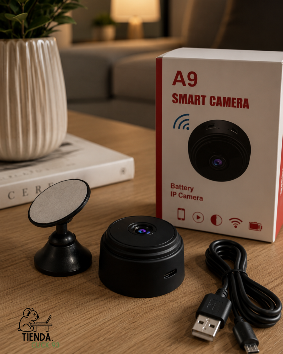 Mini Cámara Espía WiFi A9 HD 1080P